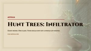 Aetolia infiltrator hunt tree announcement card