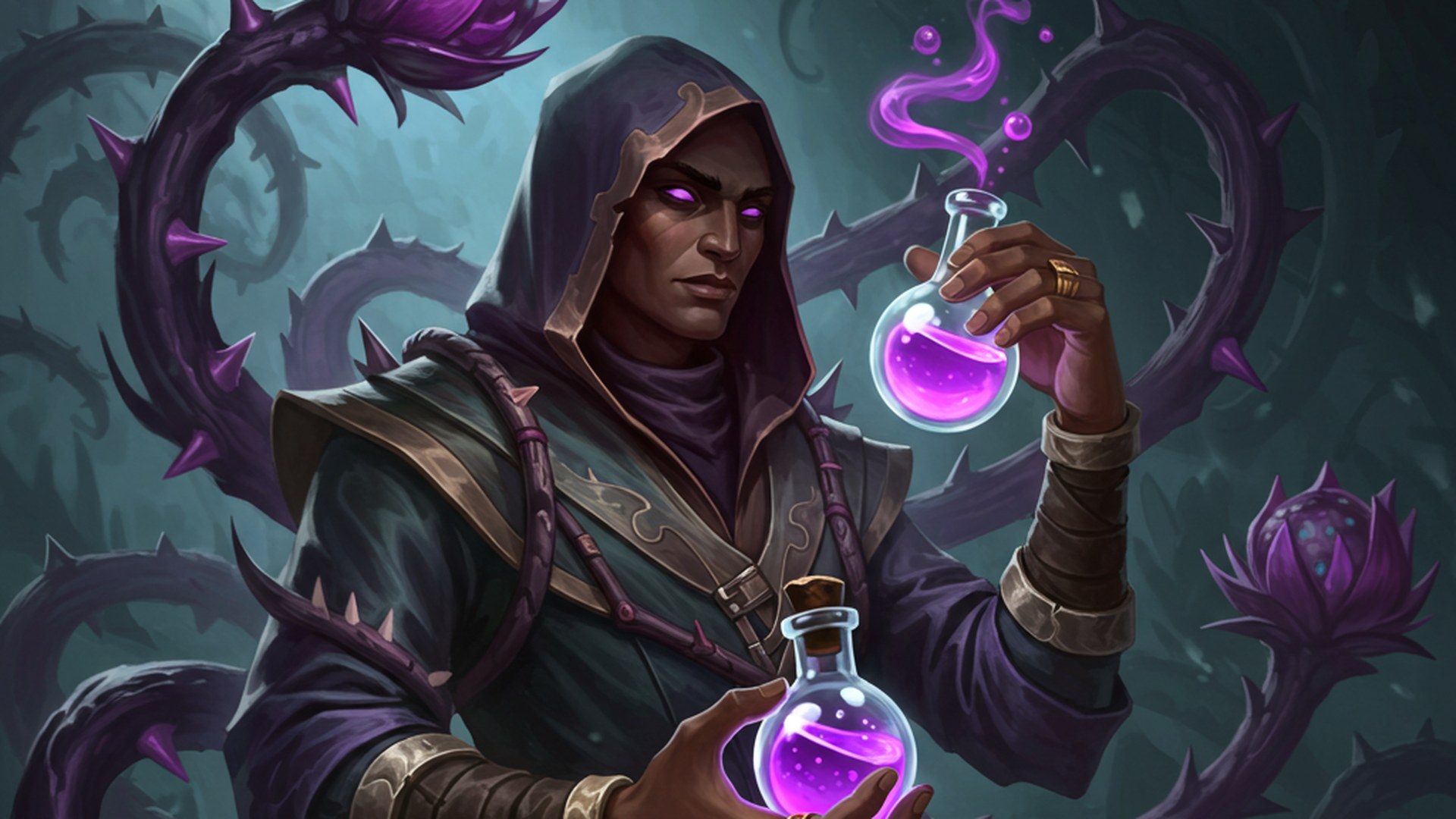 Aetolia Alchemist class hero - Aetolia the Midnight Age Alchemist of Aetolia class portrait