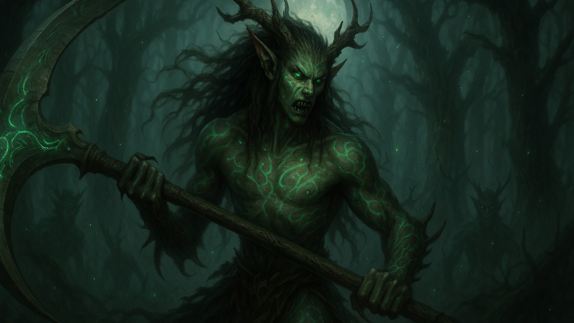 Aetolia Sylvan class hero - Aetolia the Midnight Age Sylvan of Aetolia class portrait