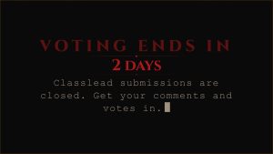 Aetolia classlead voting ends in 2 days Classlead submissions are closed