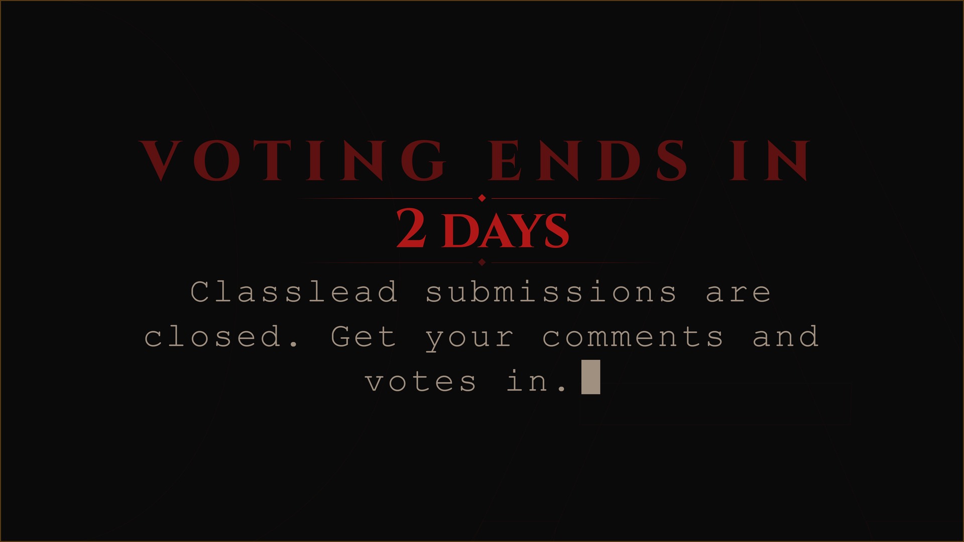 Aetolia Classlead Submissions Closed 2026 - Aetolia the Midnight Age Aetolia classlead voting ends in 2 days Classlead submissions are closed