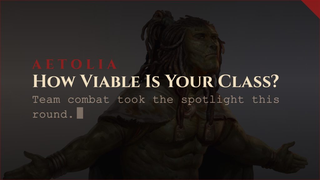 Aetolia card: How Viable Is Your Class?, class viability survey with a team combat focus