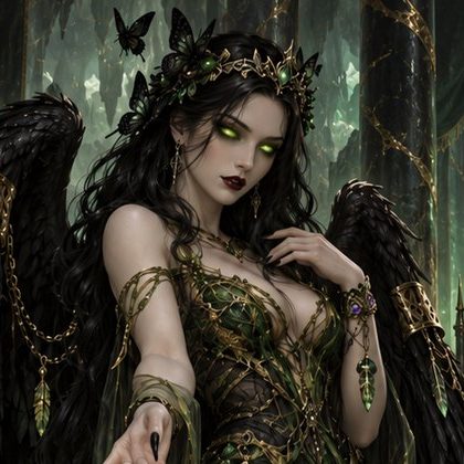 Chakrasul Goddess of Corruption head - Aetolia the Midnight Age Chakrasul Goddess of Corruption