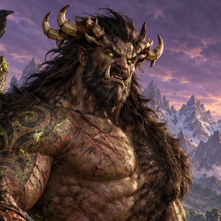 Haern the Hunter head - Aetolia the Midnight Age Haern the Hunter