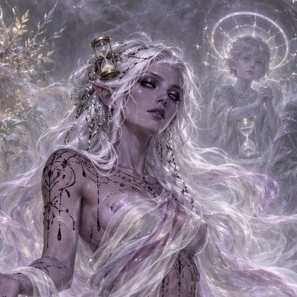 Lexadhra the Indelible head - Aetolia the Midnight Age Lexadhra the Indelible